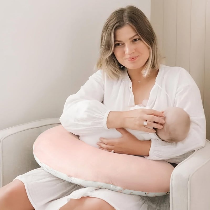 GRSSDER Nursing Pillow Cover - Pink Rose - Image 5