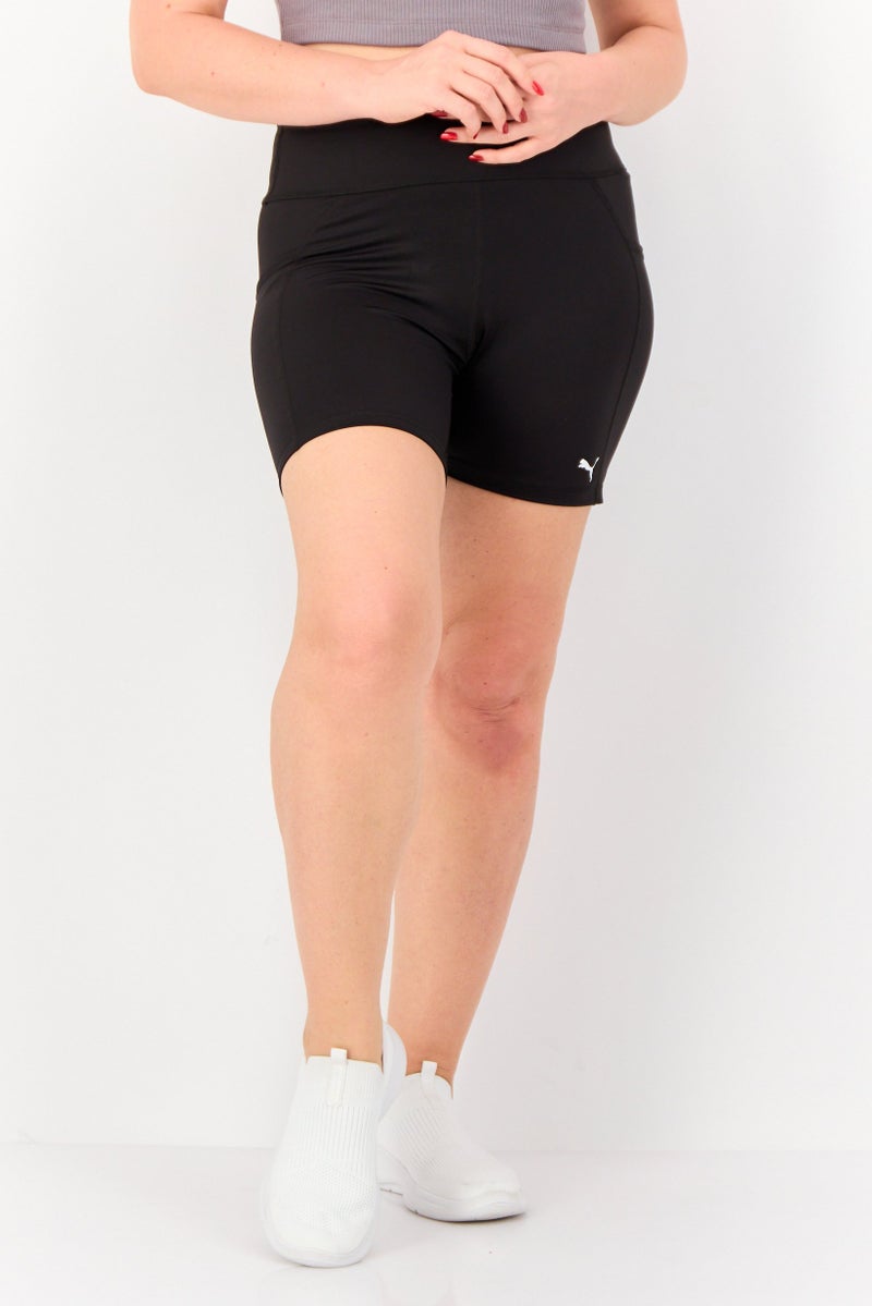 PUMA شورتات رياضية نسائية مناسبة للجري، أسود - Image 1
