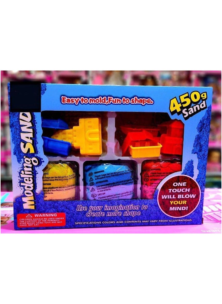Generic Magic Sand Play Dough Toy for Kids with Reusable Mold.  - Image 1
