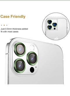 Wtech Premium Camera Lens Film Protector Shield For Apple iPhone 15 Pro 2023 Clear/Green  - Image 2