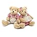 oits cute Oitscute 2Pack Teddy BearCute Stuffed AnimalCouple Gift Soft Plush Toy 11inch Red Plaid Clothes - Image 4