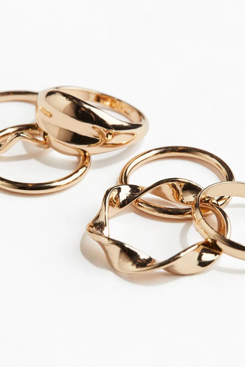 H&M 6-pack rings
