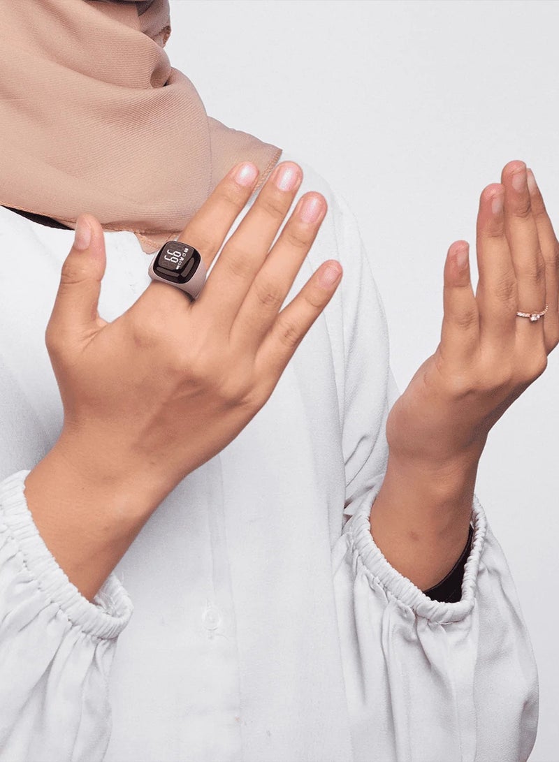 iQIBLA Digital Counter Tasbeeh, IQIBLA SMART SMART Zikr Ring Noor 20mm Pink, World's first Muslim, IQIBLA SMART SMART Zikr Ring - Image 3