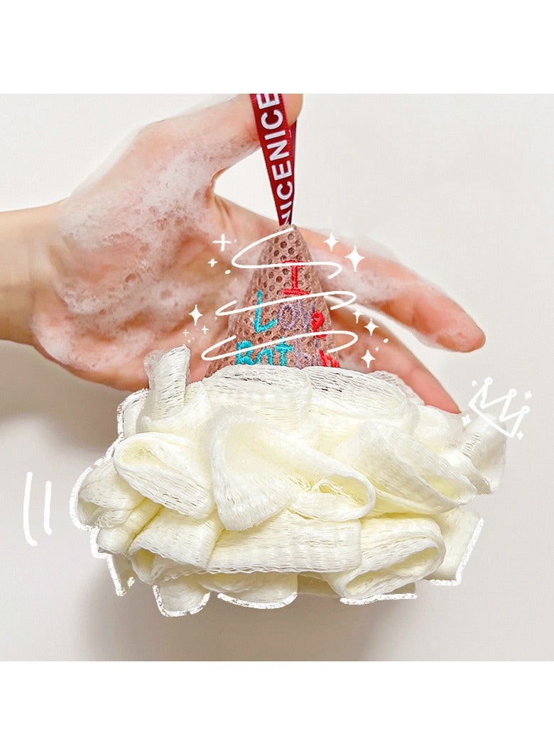 3 Pack Ice Cream Bath Ball, Bath Towel, Foaming, Soft and Non-harming To The Skin - Image 4