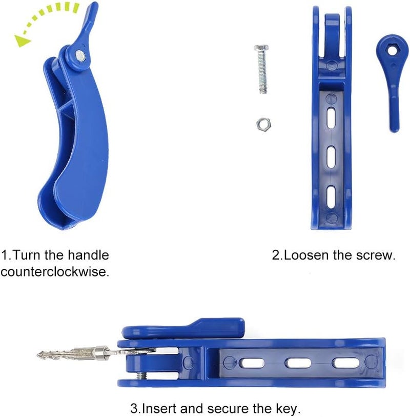 klarako Key Turner Aid, Portable Adaptive Key Turner, Practical 2 Keys Disable Elderly for Door Opening Arthritis Storing Keys - Image 3
