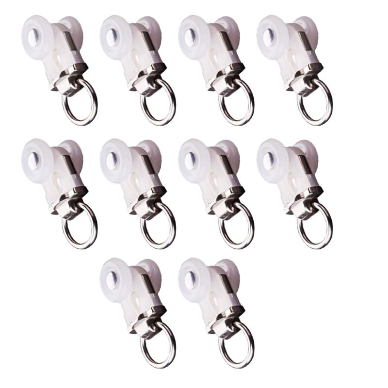 Jos & Haz MF016W-Curtain Track Accessories (10 Pack Runners) - Image 1