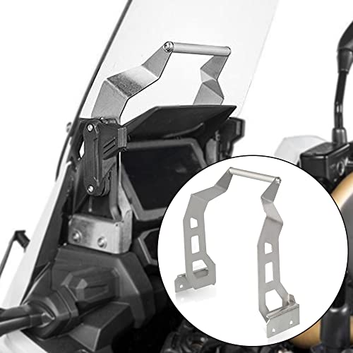 OXLLONE Motocycle Mobile Phone GPS Navigation Plate Bracket Compatible with CRF1100L CRF 1100 L Africa Twin Adventure Sports ADV 2019 2020 2021 (Black) - Image 5