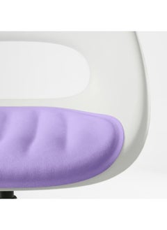 Zaboon Swivel chair + pad, white/lilac  - Image 5