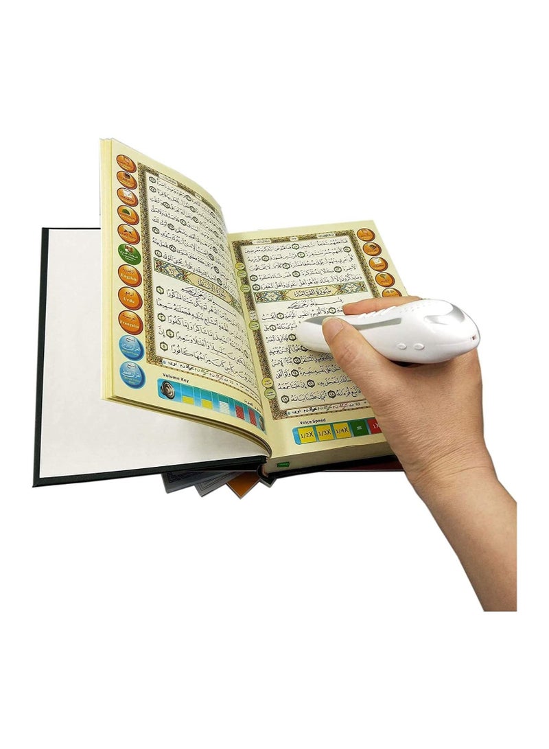 Small Quran With Bluetooth Pen, Tajweed Qur'an (Colour Coded Uthmani Script), With Extra 16 Books - Multicolour - Image 2