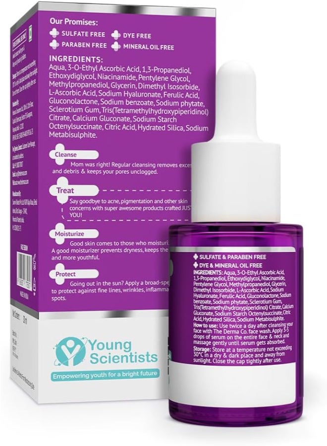 The Derma Co.10% Vitamin C Face Serum for Skin Radiance 30 ml