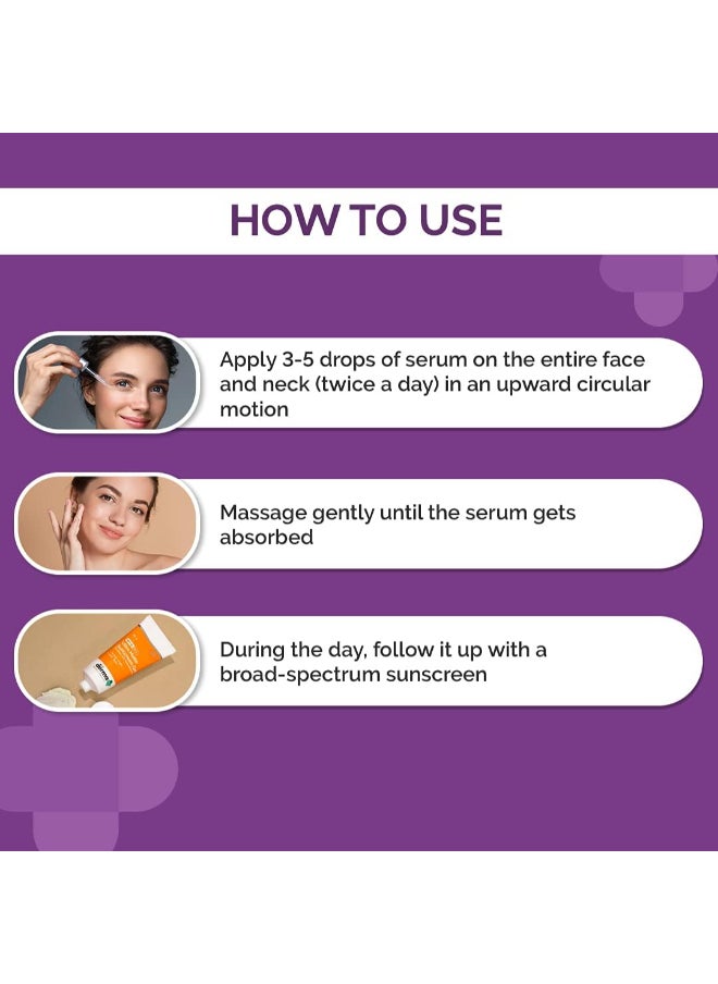 THE derma Co - مصل الوجه من ذا ديرما كو 10% فيتامين سي لإشراقة البشرة 30 مل - Image 1