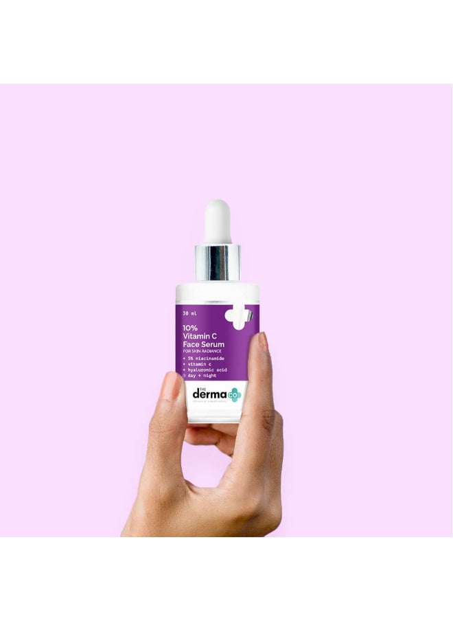 THE derma Co - مصل الوجه من ذا ديرما كو 10% فيتامين سي لإشراقة البشرة 30 مل - Image 1