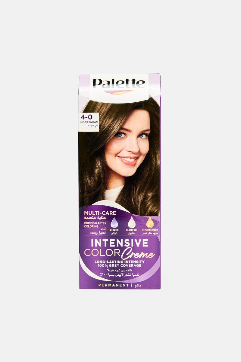 Palette كريم لون مكثف 4-0 بني متوسط لون الشعر - Image 1