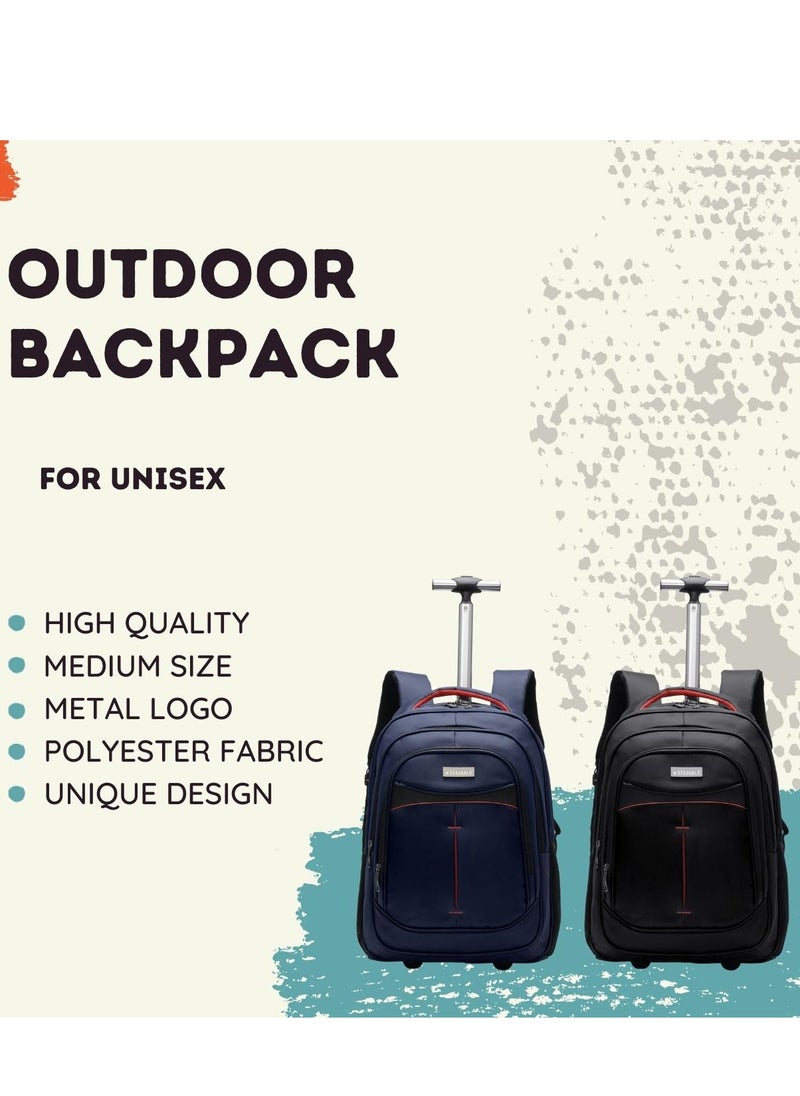 Stargold Water Resistance 2 Wheels Casual Trolley Backpack 18 Inch  - Image 4