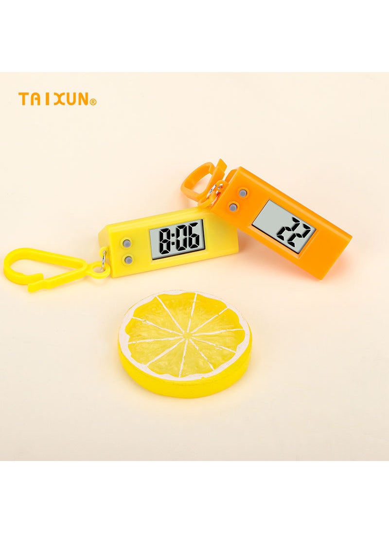 Bulk Wholesale Student Keychain Watches Triangle yellow