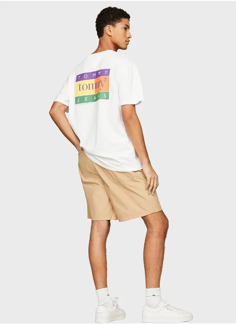 TOMMY JEANS Monogram Crew Neck T-Shirt