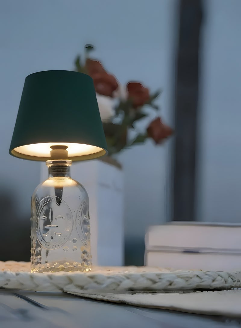مصباح زجاجة لاسلكي مع تحكم باللمس، ضوء زجاجة LED لتزيين المنزل والبار والمطعم، مصباح طاولة ليلية قابل لإعادة الشحن بثلاثة ألوان وقابل للتعتيم - Image 2