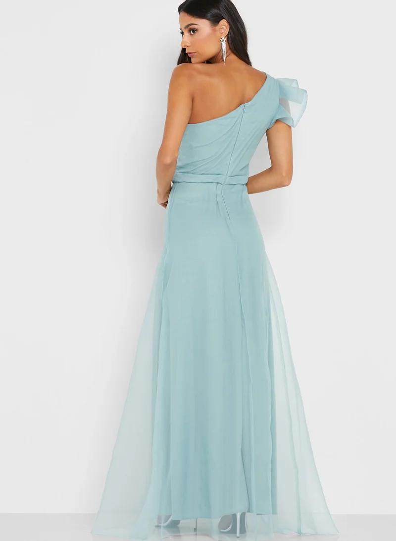 Ella Limited Edition One Shoulder Shimmer Dress