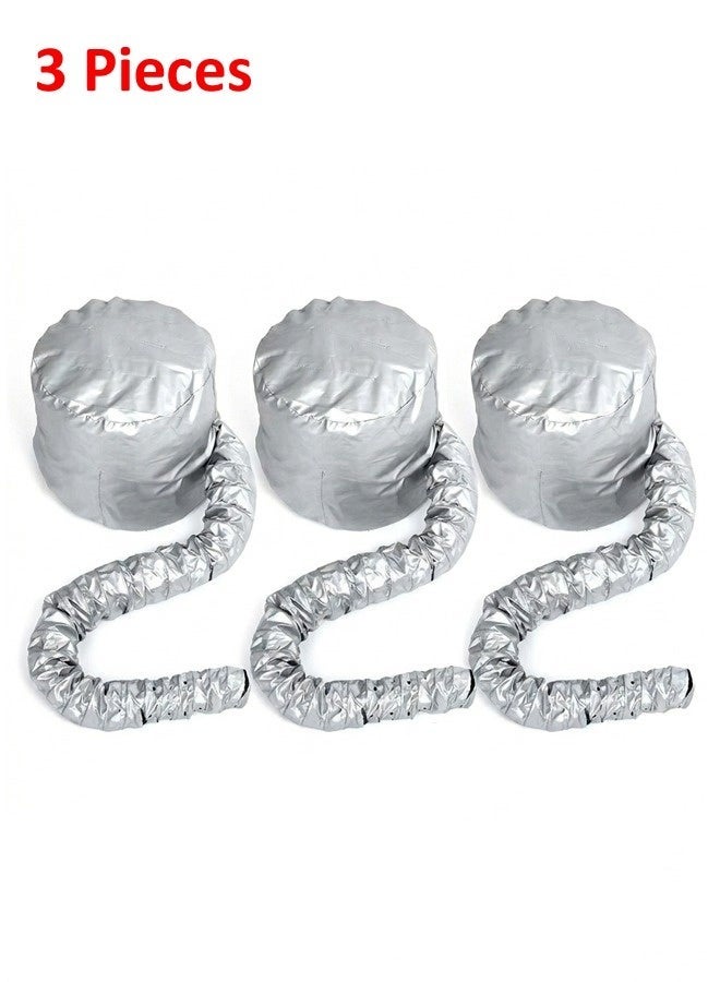 Set of 3 Soft Hair Dryer Cap Bonnet Hood - Image 1