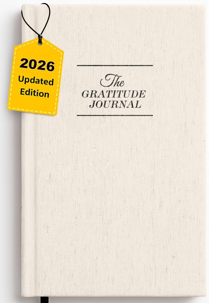 ZICVIBE The Original Gratitude Journal - 5 Minute Gratitude Practice with Inspiring Prompts & Quotes for Mindfulness, Reflection & Personal Growth 2026 - Wellness Journal for Men & Women - Image 1