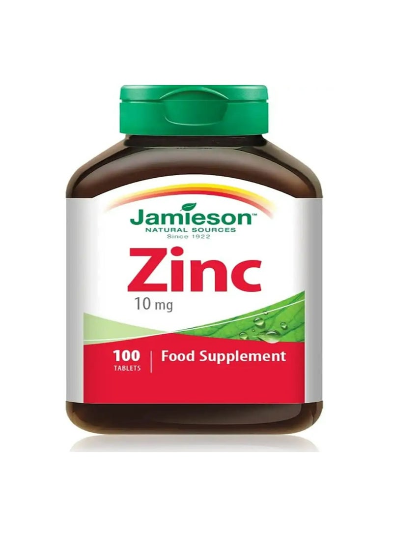 Jamieson Zinc 10 mg 100 Tablets - Image 1