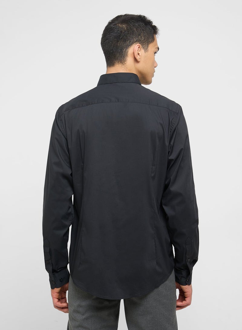 Robert Wood Stretch Cotton Slim Fit Shirt - Image 2