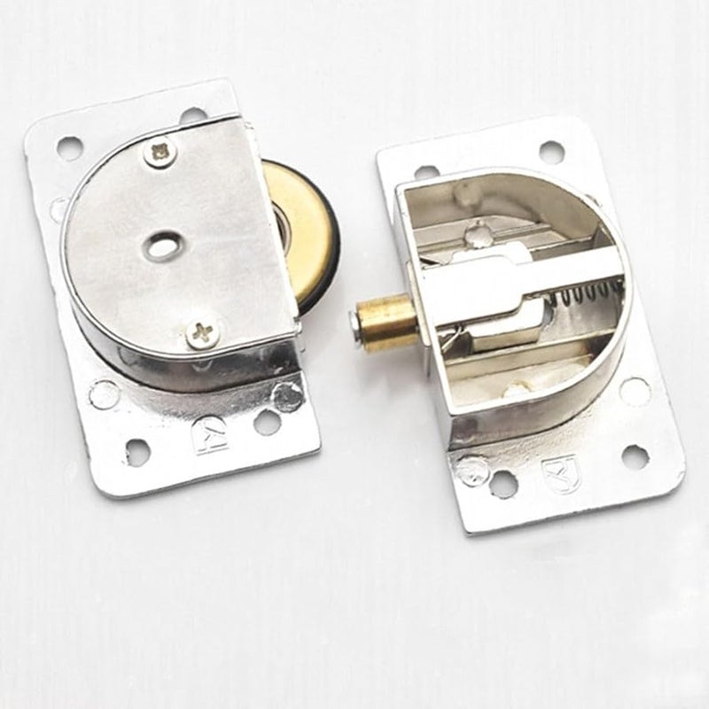 استبدال عجلة الباب المنزلق باللون الفضي الأسود مع محامل للخزائن وخزائن الملابس - Image 3