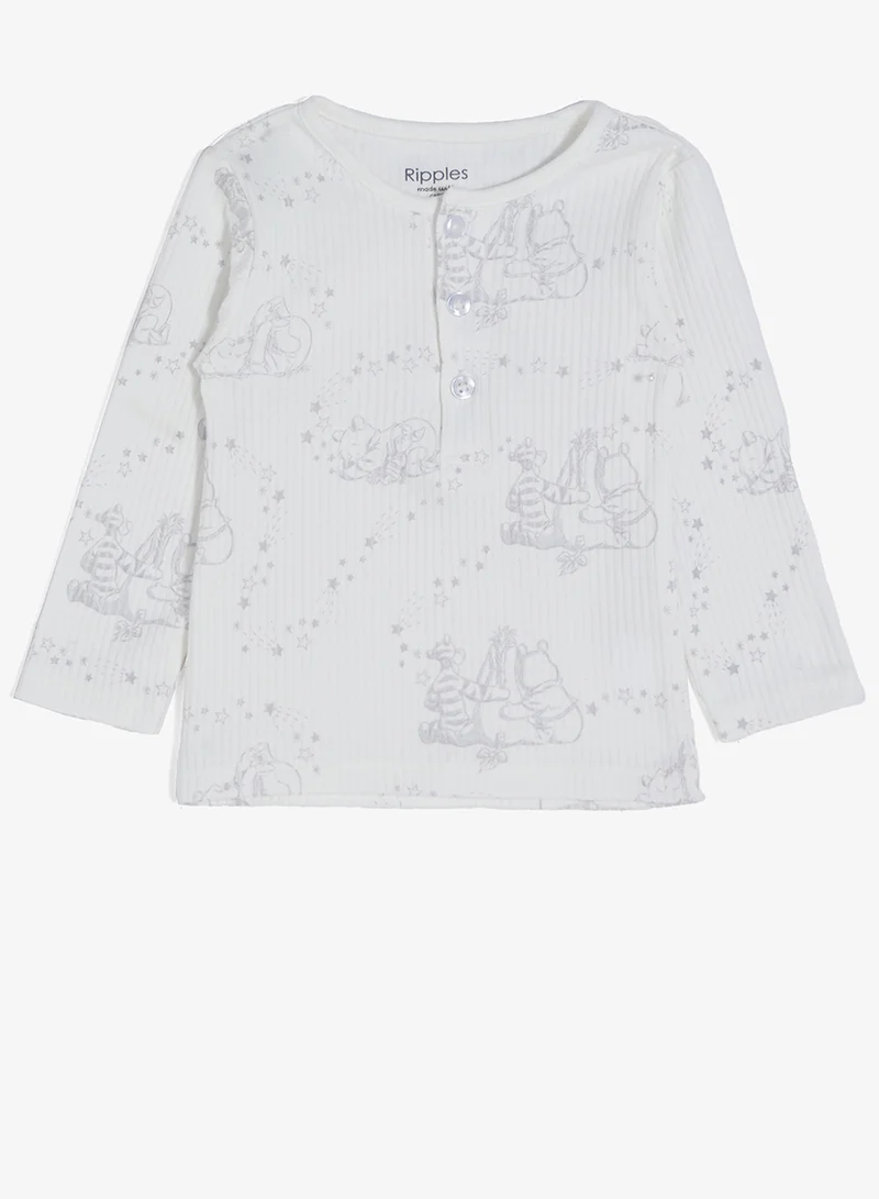 ريبلز مع نمشي طقم بيجامة للأولاد بأكمام طويلة