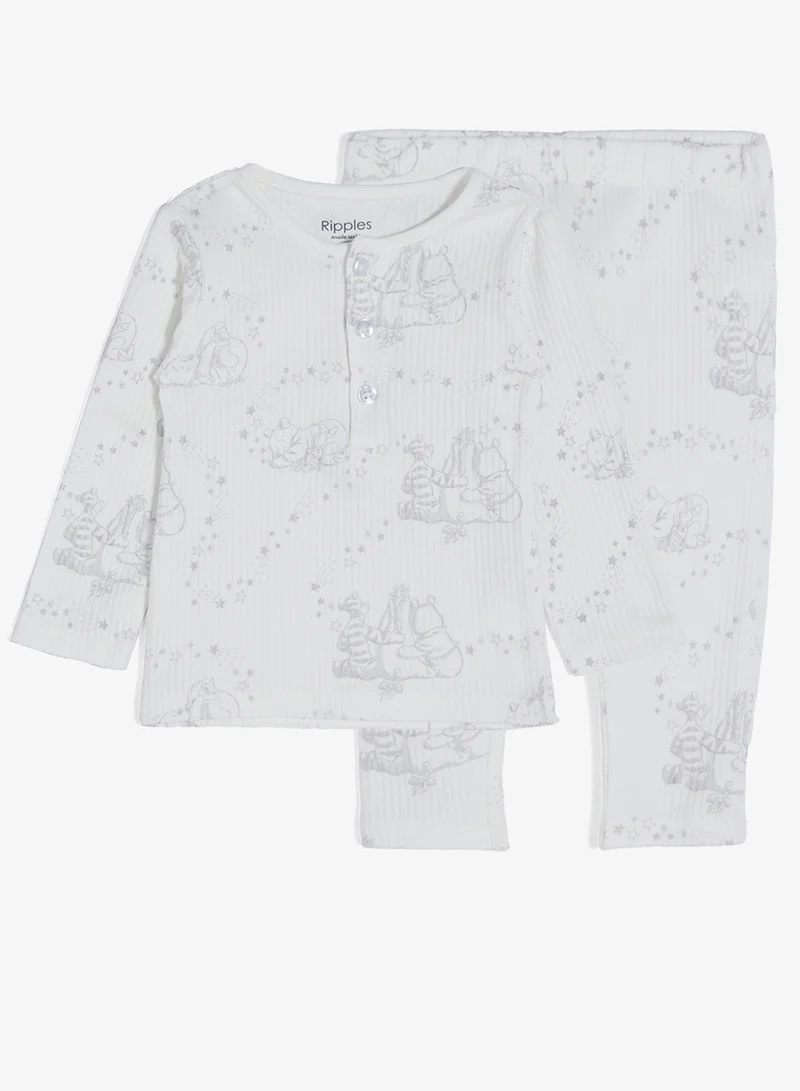 ريبلز مع نمشي طقم بيجامة للأولاد بأكمام طويلة