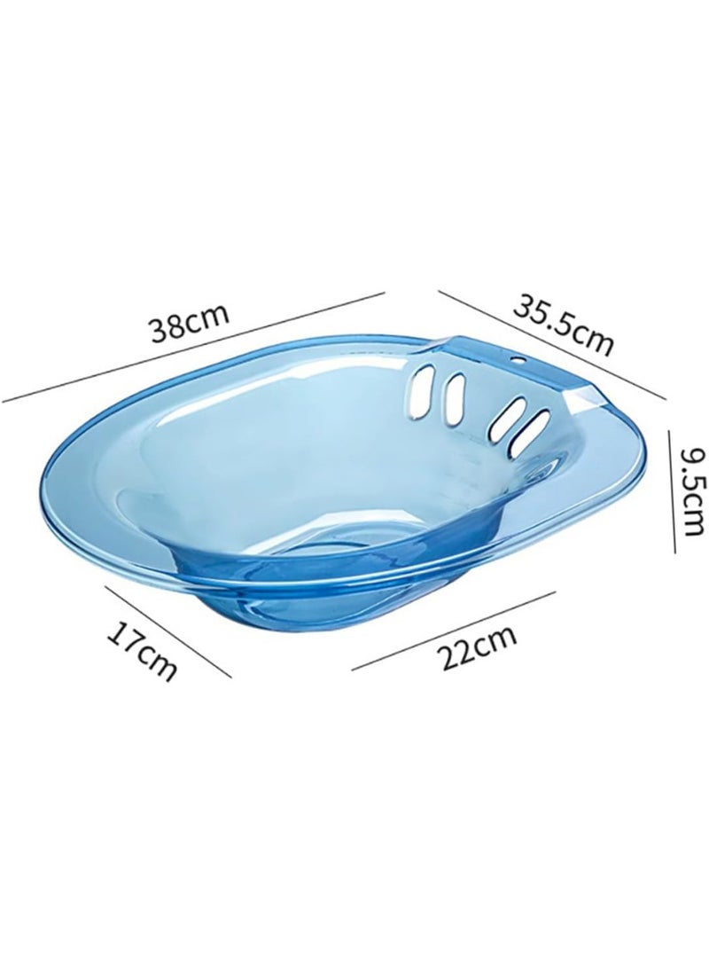 Healeved Sitz Bath for Toilet Seat Hemorrhoids Relief Postpartum Care Pregnant Women Comfort Wide Seat Deep Basin Design Fits Most Toilets  - Image 4