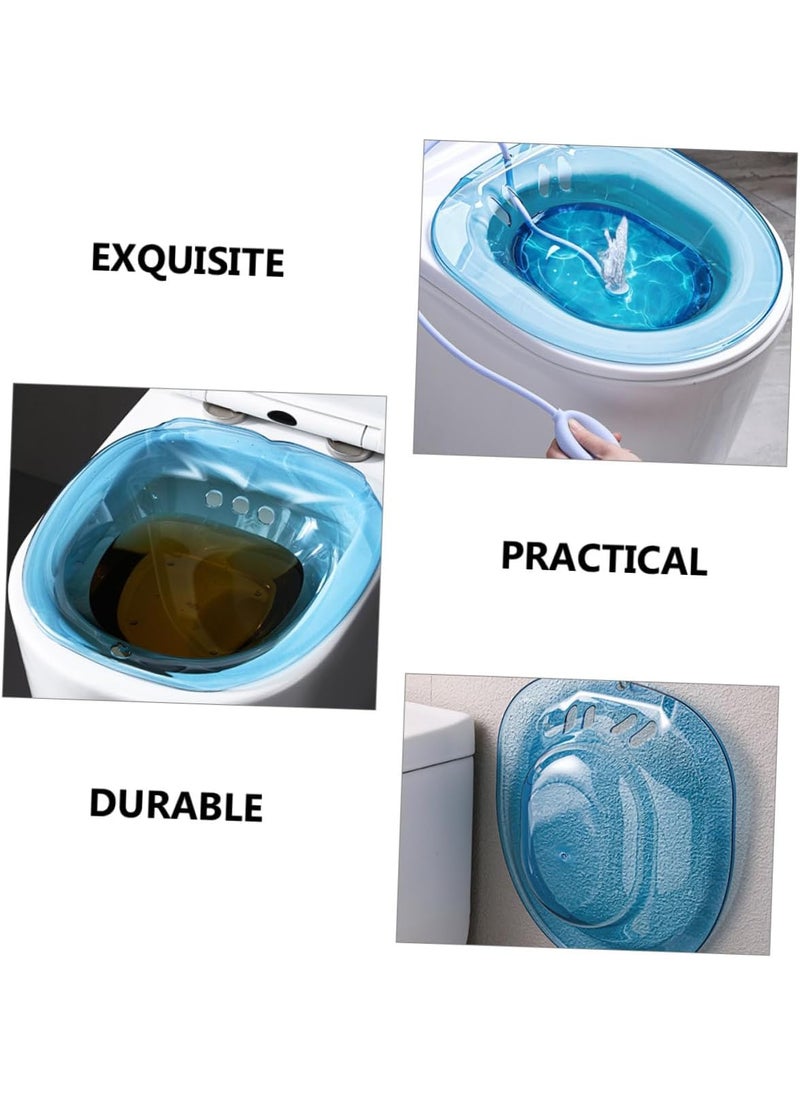 Healeved Sitz Bath for Toilet Seat Hemorrhoids Relief Postpartum Care Pregnant Women Comfort Wide Seat Deep Basin Design Fits Most Toilets  - Image 3