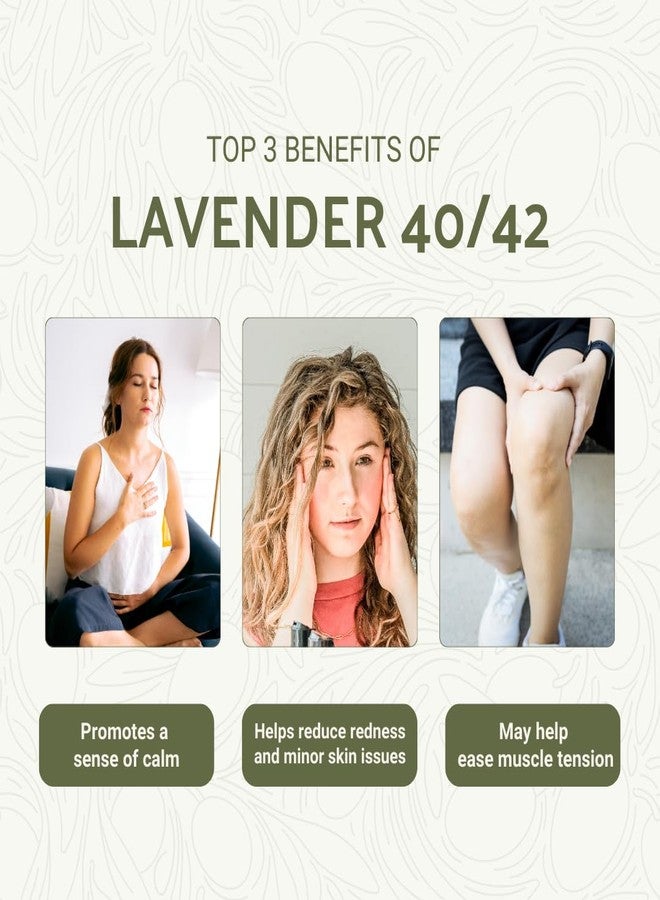 Nature Packaged Lavender 40/42 Essential Oil Direct from France - Essential Oil for Candle Making and Soaps - Pure Lavender 40/42 Oil for Aromatherapy, Skincare, Haircare, Perfumes - 15ml - Image 2