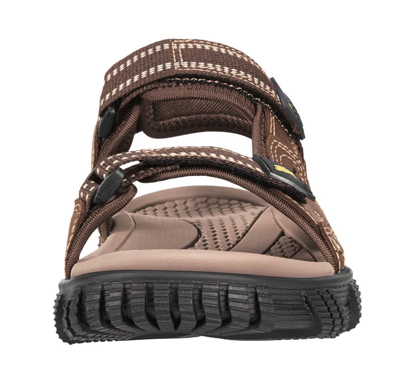 CAMEL CROWN Men's Water Sandals Waterproof Arch Support Hiking Sandals Comfort Leather Sandals Adjustable Athletic Outdoor Sandals for Summer Beach Trail Walking Coffee 7 - Image 4