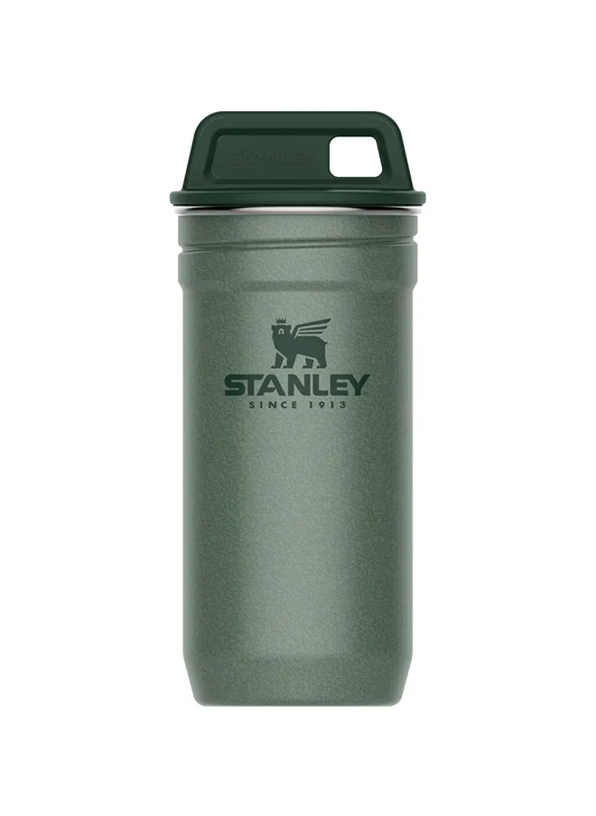 Stanley Stanley Adventure Nesting Shot Glass Set 0.59ML / 2OZ Hammertone Green â€“ BPA FREE Stainless Steel Shot Glasses | Packable thanks to Nesting System | Dishwasher Safe | Lifetime Warranty