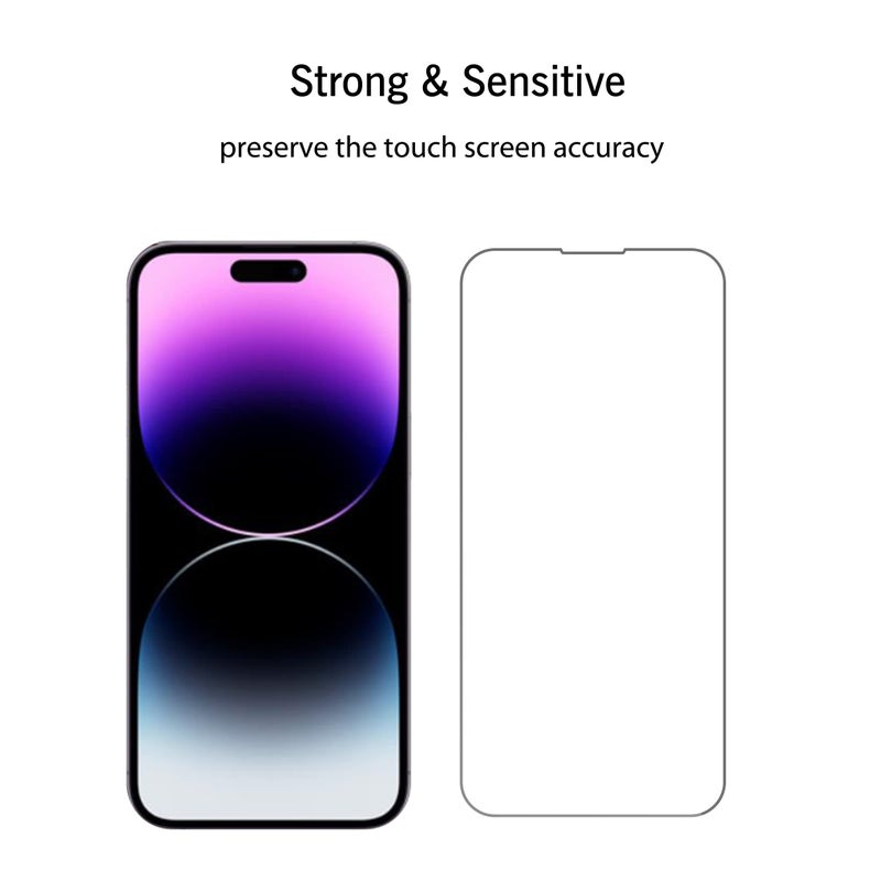 Ailun Screen Protector for iPhone 14 Plus/iPhone 14 Pro Max [6.7 Inch] Display 3 Pack Tempered Glass, Sensor Protection, Dynamic Island Compatible, Case Friendly - Image 5