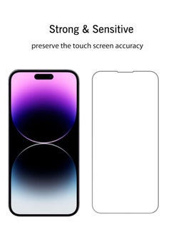 Ailun Ailun Glass Screen Protector for iPhone 14 Plus / iPhone 14 Pro Max [6.7 Inch] Display 3 Pack Tempered Glass, Sensor Protection, Dynamic Island Compatible, Case Friendly  - Image 2