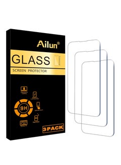 Ailun Ailun Glass Screen Protector for iPhone 14 Plus / iPhone 14 Pro Max [6.7 Inch] Display 3 Pack Tempered Glass, Sensor Protection, Dynamic Island Compatible, Case Friendly  - Image 1