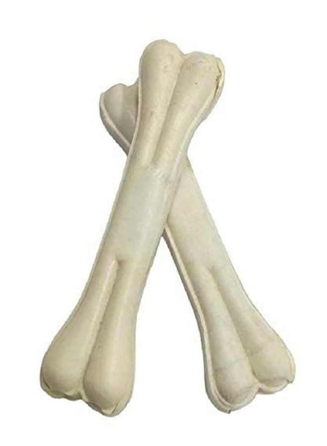 ADB CREATIONS Rawhide Bones for Dogs and Puppies Chicken Flavour Delicious Treats 8 Inch Calcium Chew Bone All Life Stages/Helps in Strengthen Bones and Teeth with Nutritional Benefits (2 Piece) - Image 3