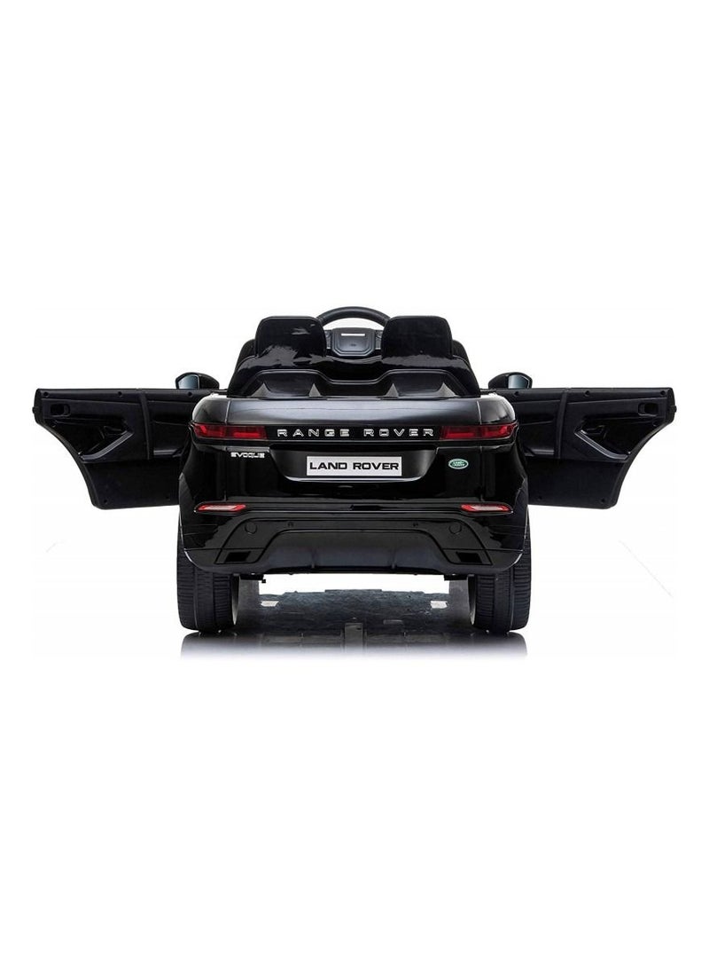 Range Rover Range Rover Evoque Licensed Electric Car, 12V Ride On Car With Remote Control For Kids - Black - Image 4