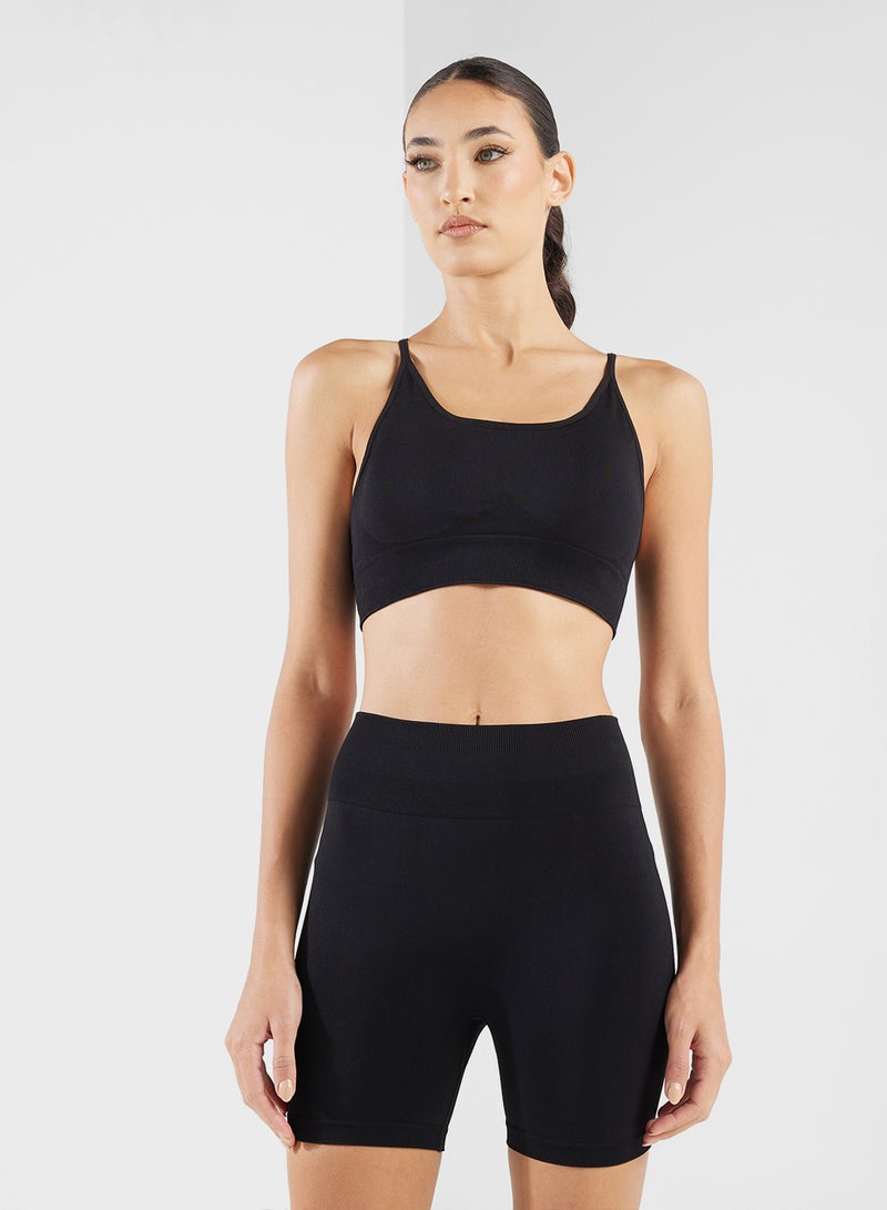 FRWD Strappy Backless Sports Bra & High Rise Short Set - Image 3