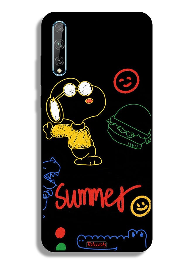Tolwak Huawei Y8p Protective Case Cover Summer Sticker - Image 2