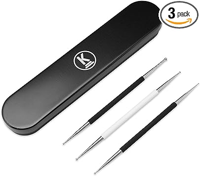 KPro Dotting Tools Pens for Nail Art Mandala Stamping Painting 3 Pieces - Image 1