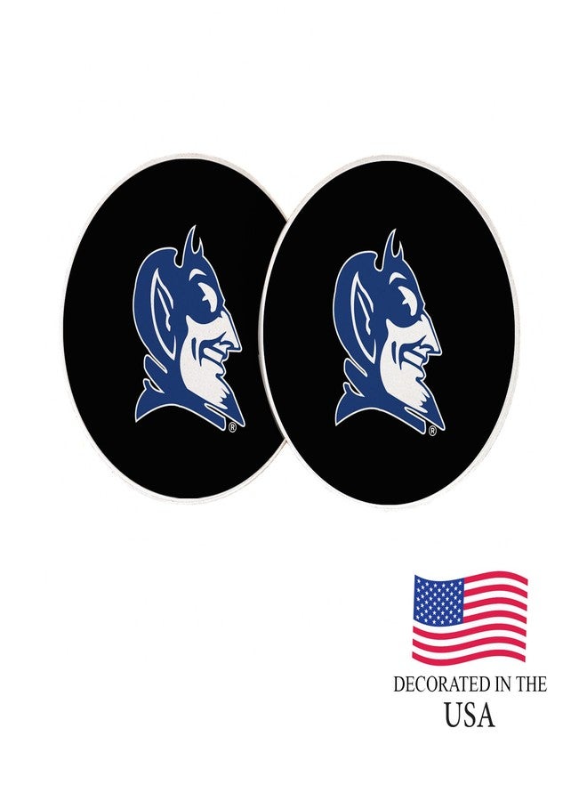Desert Cactus Duke University Car Accessories Blue Devils Absorbent Sandstone Cup Coasters Licensed Product Set of 2 (Design D) - Image 4