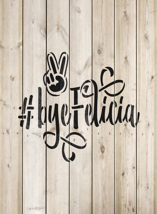 Stencil Revolution Bye Felicia Stencil - Reusable Stencils for Painting - Create DIY Bye Felicia Home Decor - Image 4