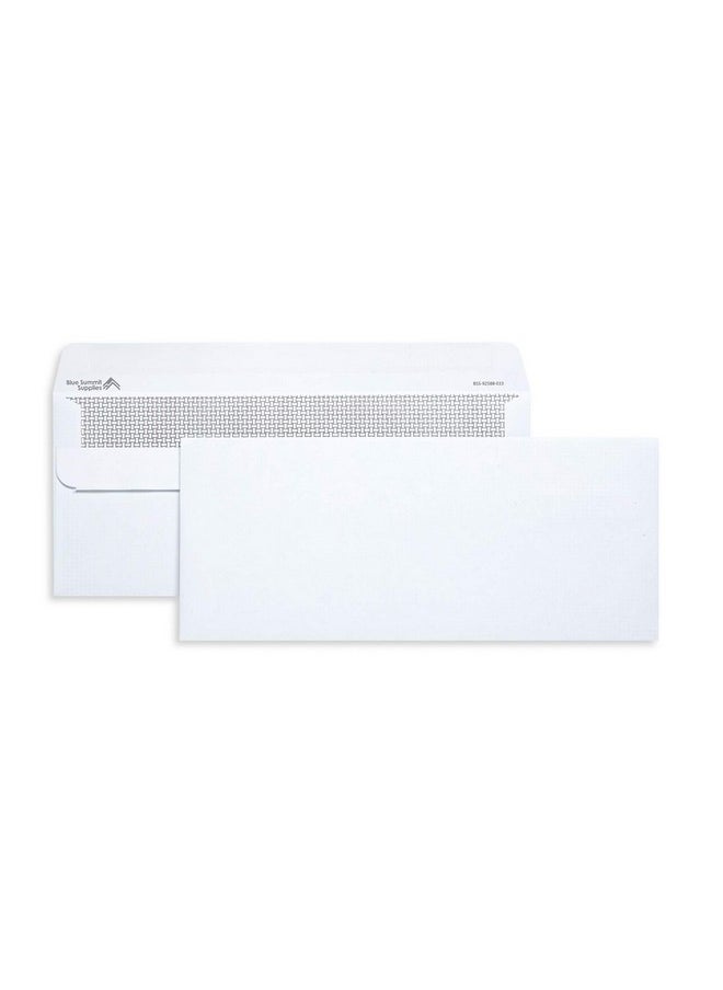 Blue Summit Supplies Blue Summit Supplies 500 Number 10 Envelopes Self Seal - Number 10 Business Envelopes Letter Size - Security Tint - Flip and Seal Flap - 4 1/8 x 9 1/2-500 Count  - Image 1
