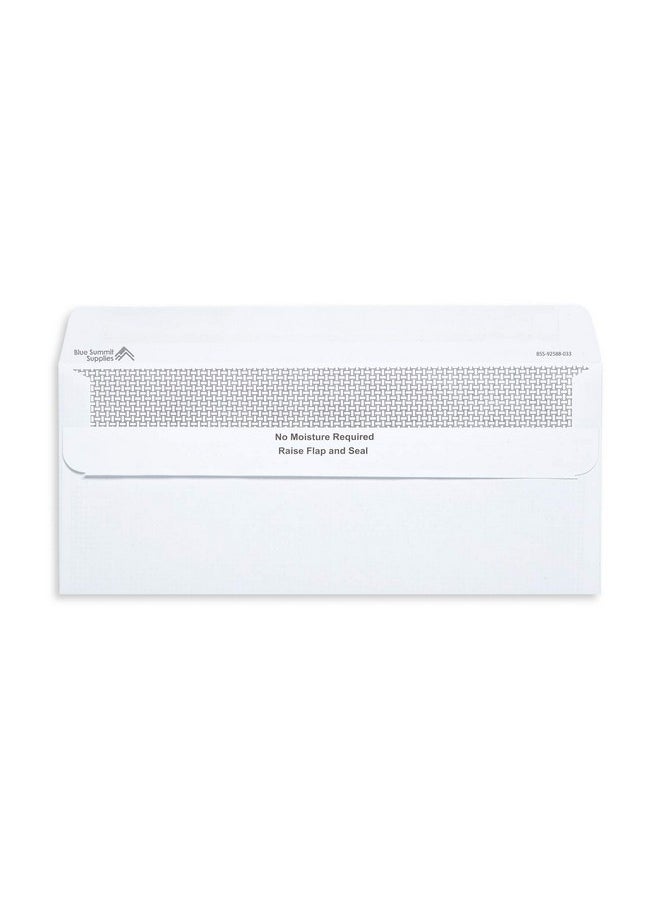 Blue Summit Supplies Blue Summit Supplies 500 Number 10 Envelopes Self Seal - Number 10 Business Envelopes Letter Size - Security Tint - Flip and Seal Flap - 4 1/8 x 9 1/2-500 Count  - Image 2