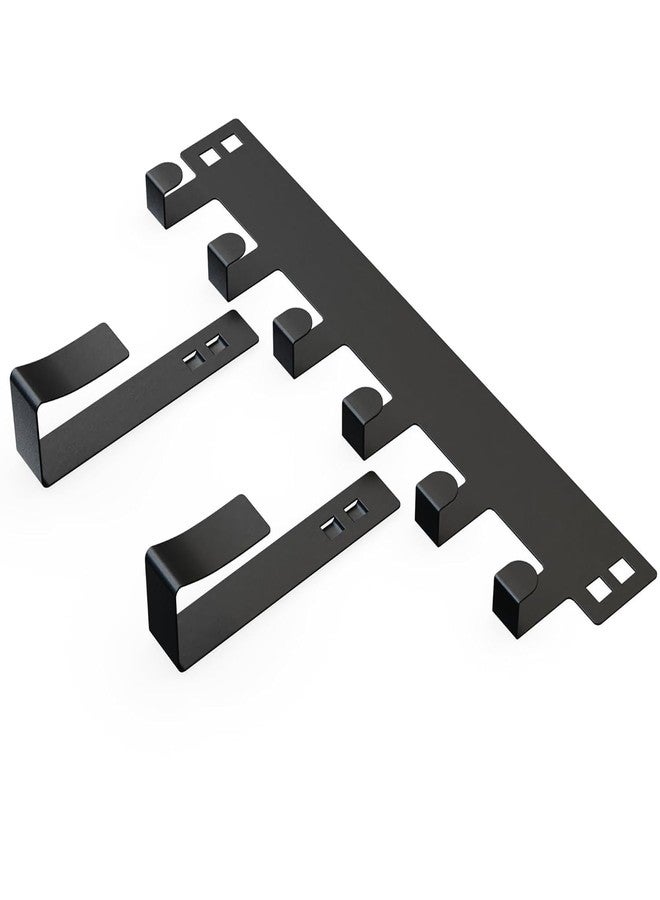 SOCHEP 6 Hook Design Versatile Door Hook Hanger Ideal for Organizing Clothes - Perfect Door Hangers for Clothes and Accessories Heavy Duty Carbon Metal Home - Image 5