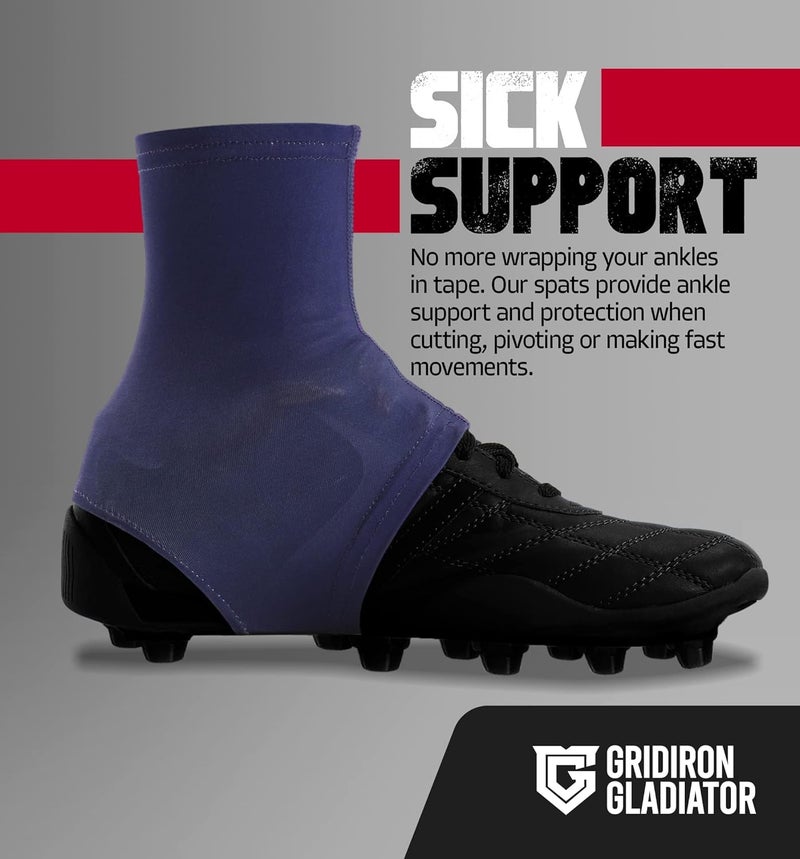 Gridiron Gladiator Cleat Covers - Football Spats - Football Cleat Cover - Cleat Spats for Soccer, Baseball & Softball - Image 5