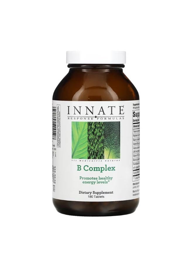 Innate Response Formulas B Complex 180 Tablets  - Image 1