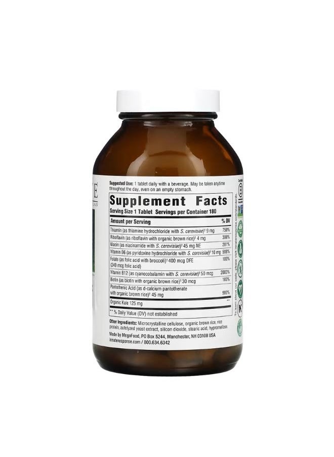 Innate Response Formulas B Complex 180 Tablets  - Image 2